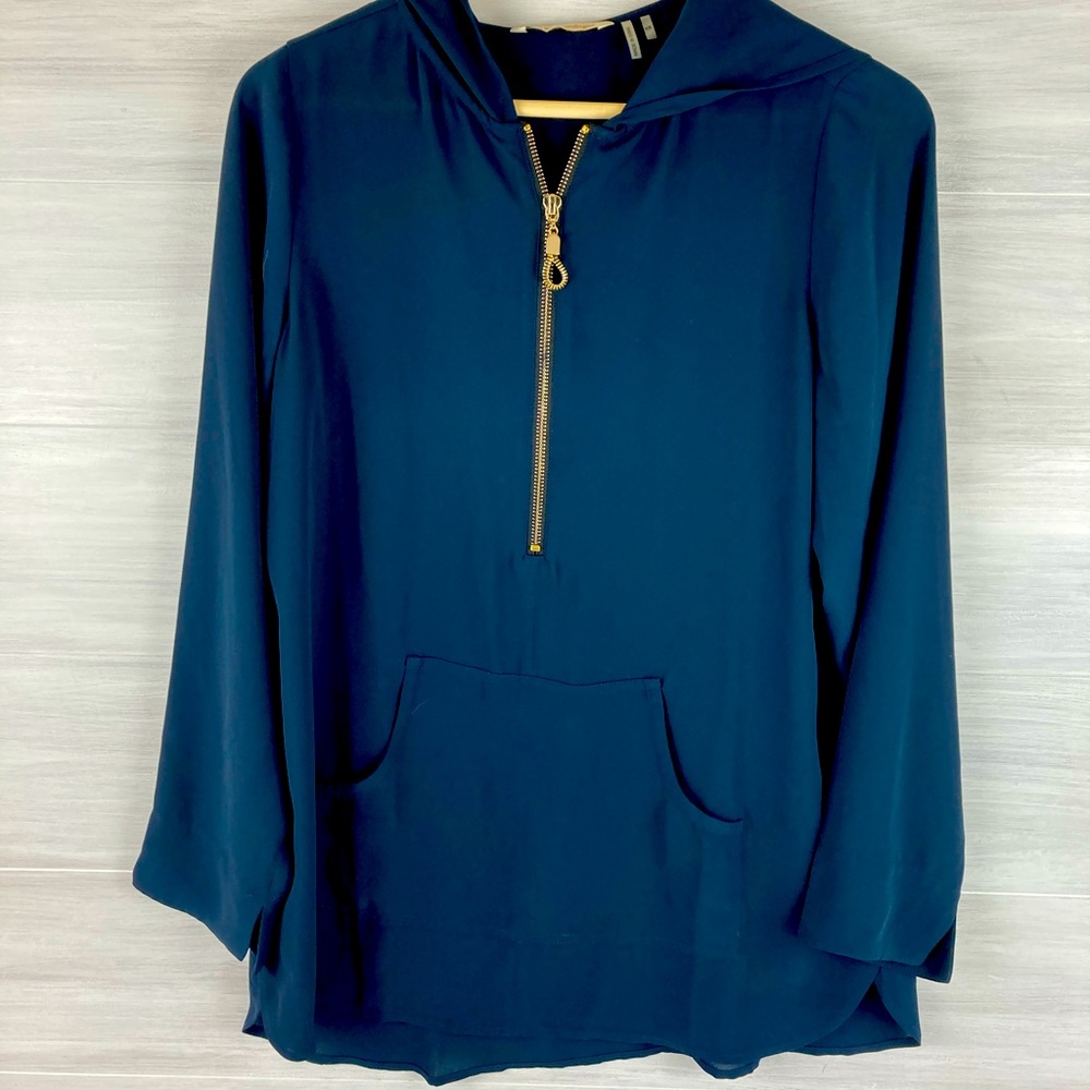Soft Surroundings zip up hooded top